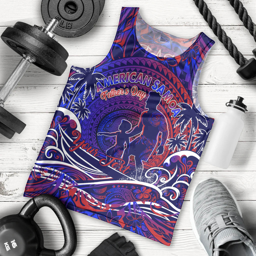 Father's Day American Samoa Men Tank Top Special Dad Polynesia Paradise DT02 - Polynesian Pride