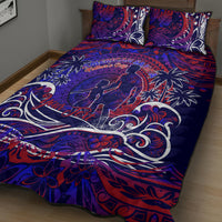 Father's Day American Samoa Quilt Bed Set Special Dad Polynesia Paradise DT02 - Polynesian Pride