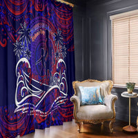 Father's Day American Samoa Window Curtain Special Dad Polynesia Paradise DT02 - Polynesian Pride