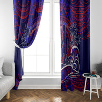 Father's Day American Samoa Window Curtain Special Dad Polynesia Paradise DT02 - Polynesian Pride