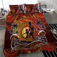 Father's Day Tonga Bedding Set Special Dad Polynesia Paradise DT02 - Polynesian Pride