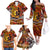 Father's Day Tonga Family Matching Off The Shoulder Long Sleeve Dress and Hawaiian Shirt Special Dad Polynesia Paradise