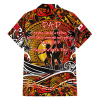 Father's Day Tonga Family Matching Puletasi and Hawaiian Shirt Special Dad Polynesia Paradise DT02 - Polynesian Pride