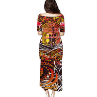Father's Day Tonga Family Matching Puletasi and Hawaiian Shirt Special Dad Polynesia Paradise DT02 - Polynesian Pride