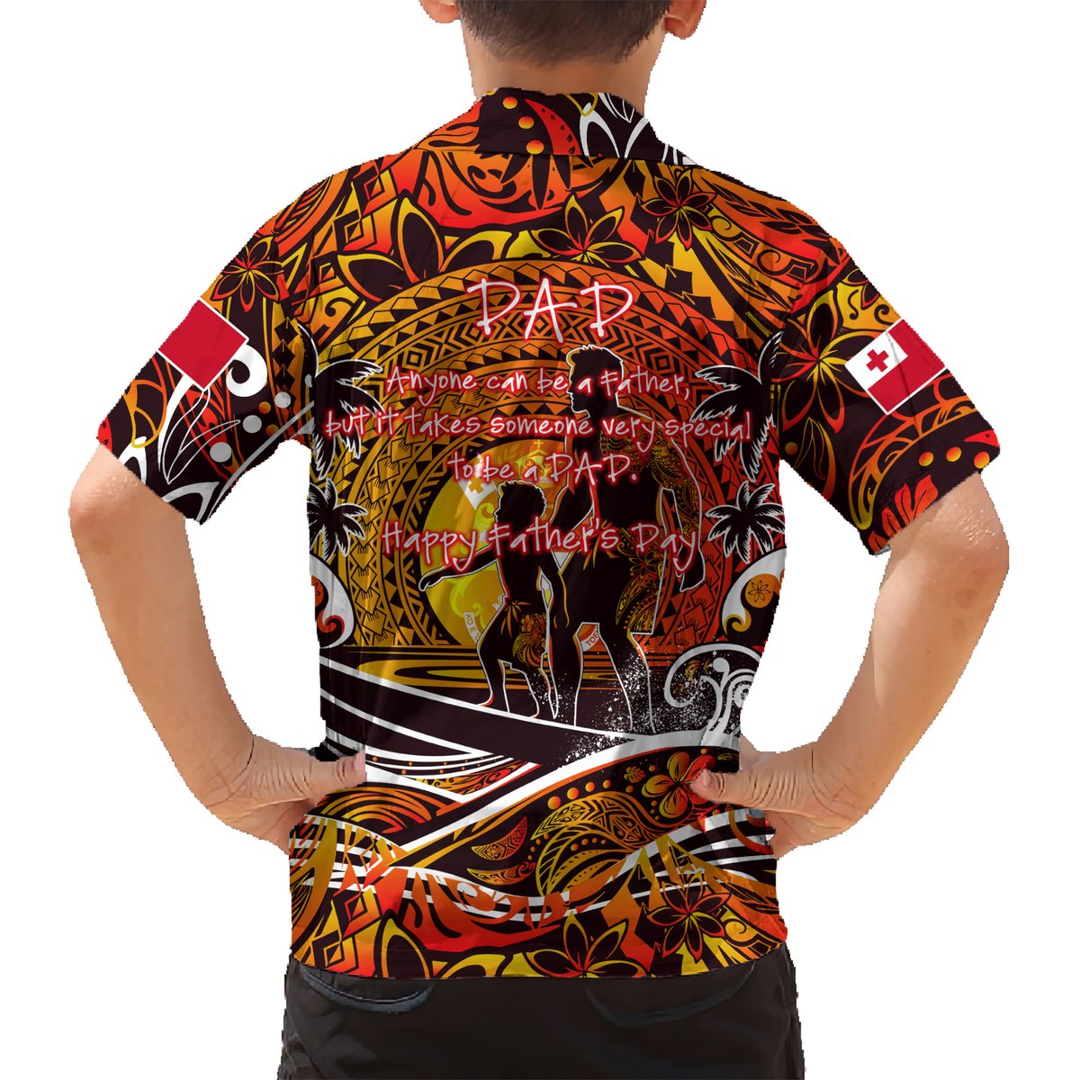 Father's Day Tonga Hawaiian Shirt Special Dad Polynesia Paradise DT02 - Polynesian Pride