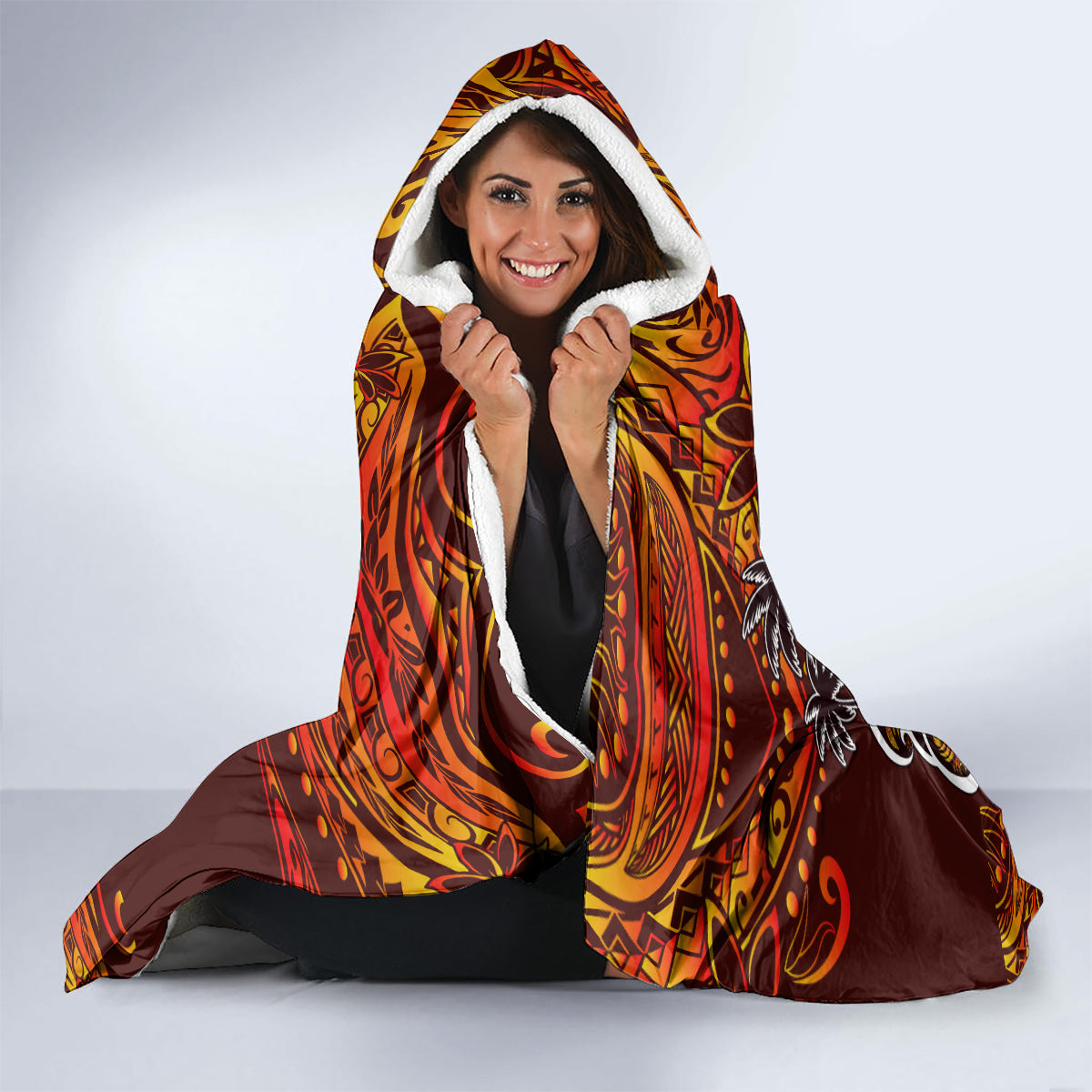 Father's Day Tonga Hooded Blanket Special Dad Polynesia Paradise DT02 - Polynesian Pride