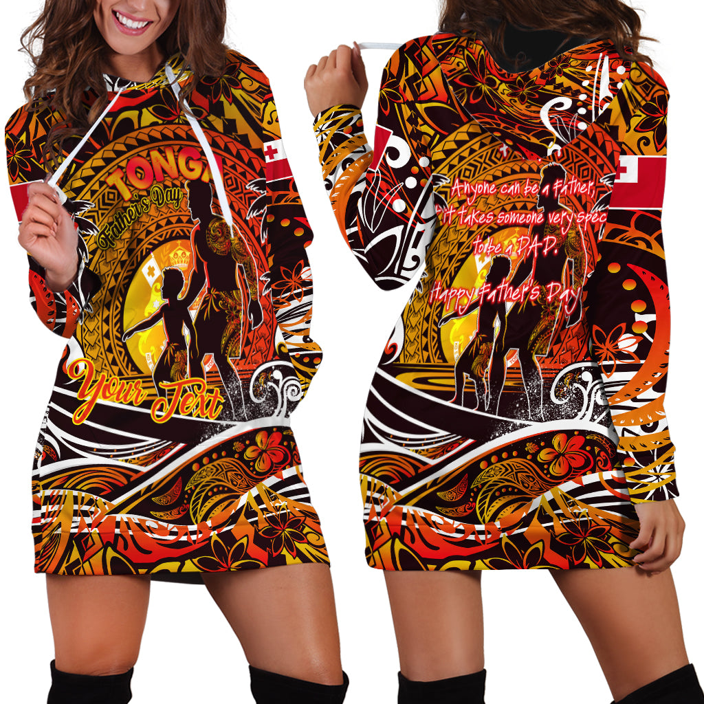 Father's Day Tonga Hoodie Dress Special Dad Polynesia Paradise DT02 - Polynesian Pride