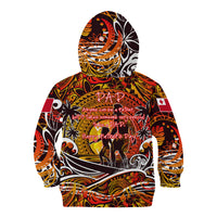 Father's Day Tonga Kid Hoodie Special Dad Polynesia Paradise