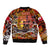 Father's Day Tonga Sleeve Zip Bomber Jacket Special Dad Polynesia Paradise