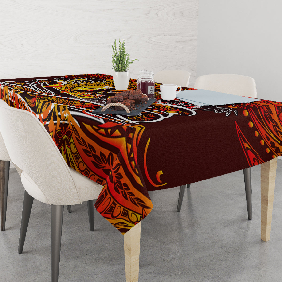 Father's Day Tonga Tablecloth Special Dad Polynesia Paradise DT02 - Polynesian Pride