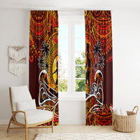 Father's Day Tonga Window Curtain Special Dad Polynesia Paradise DT02 - Polynesian Pride