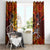 Father's Day Tonga Window Curtain Special Dad Polynesia Paradise