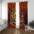 Father's Day Tonga Window Curtain Special Dad Polynesia Paradise