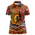 Father's Day Tonga Women Polo Shirt Special Dad Polynesia Paradise