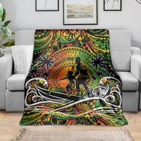 Father's Day Vanuatu Blanket Special Dad Polynesia Paradise DT02 - Polynesian Pride