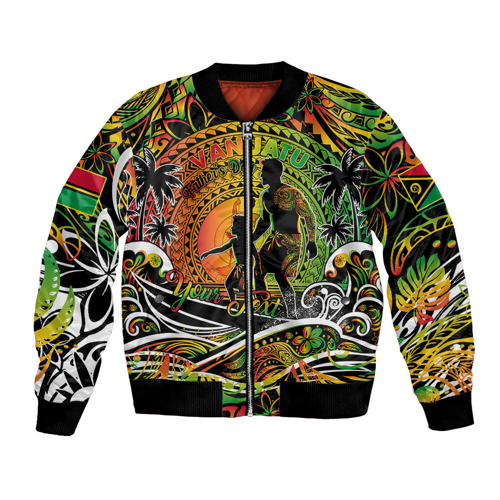 Father's Day Vanuatu Bomber Jacket Special Dad Polynesia Paradise