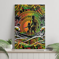 Father's Day Vanuatu Canvas Wall Art Special Dad Polynesia Paradise DT02 - Polynesian Pride