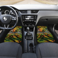 Father's Day Vanuatu Car Mats Special Dad Polynesia Paradise DT02 Set 2pcs - Front Art - Polynesian Pride