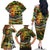 Father's Day Vanuatu Family Matching Off The Shoulder Long Sleeve Dress and Hawaiian Shirt Special Dad Polynesia Paradise