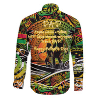 Father's Day Vanuatu Family Matching Off Shoulder Maxi Dress and Hawaiian Shirt Special Dad Polynesia Paradise DT02 - Polynesian Pride