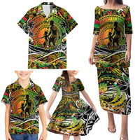 Father's Day Vanuatu Family Matching Puletasi and Hawaiian Shirt Special Dad Polynesia Paradise DT02 - Polynesian Pride