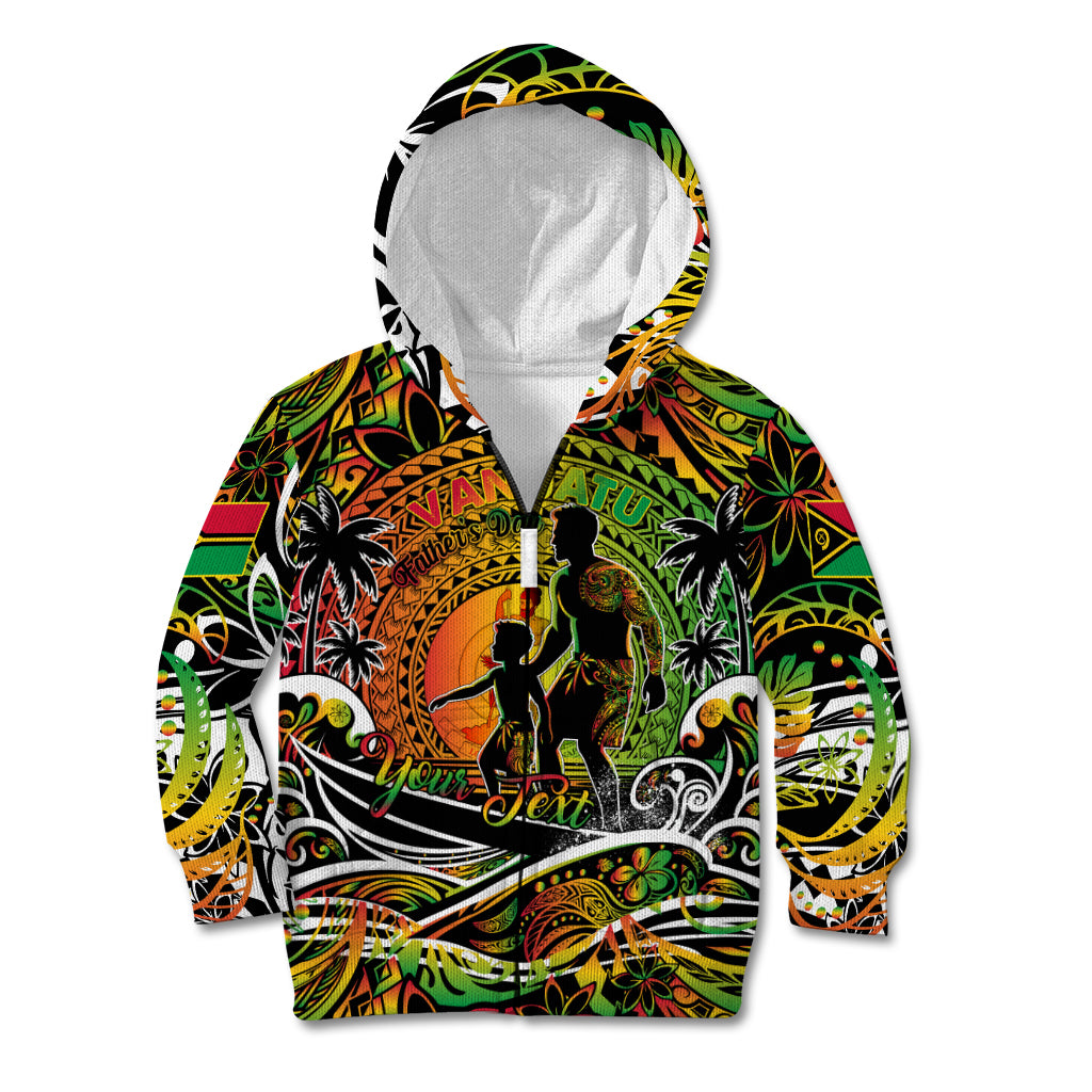 Father's Day Vanuatu Kid Hoodie Special Dad Polynesia Paradise
