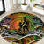 Father's Day Vanuatu Round Carpet Special Dad Polynesia Paradise