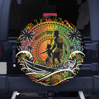 Father's Day Vanuatu Spare Tire Cover Special Dad Polynesia Paradise DT02 - Polynesian Pride