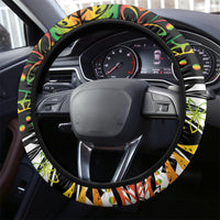 Father's Day Vanuatu Steering Wheel Cover Special Dad Polynesia Paradise DT02 - Polynesian Pride