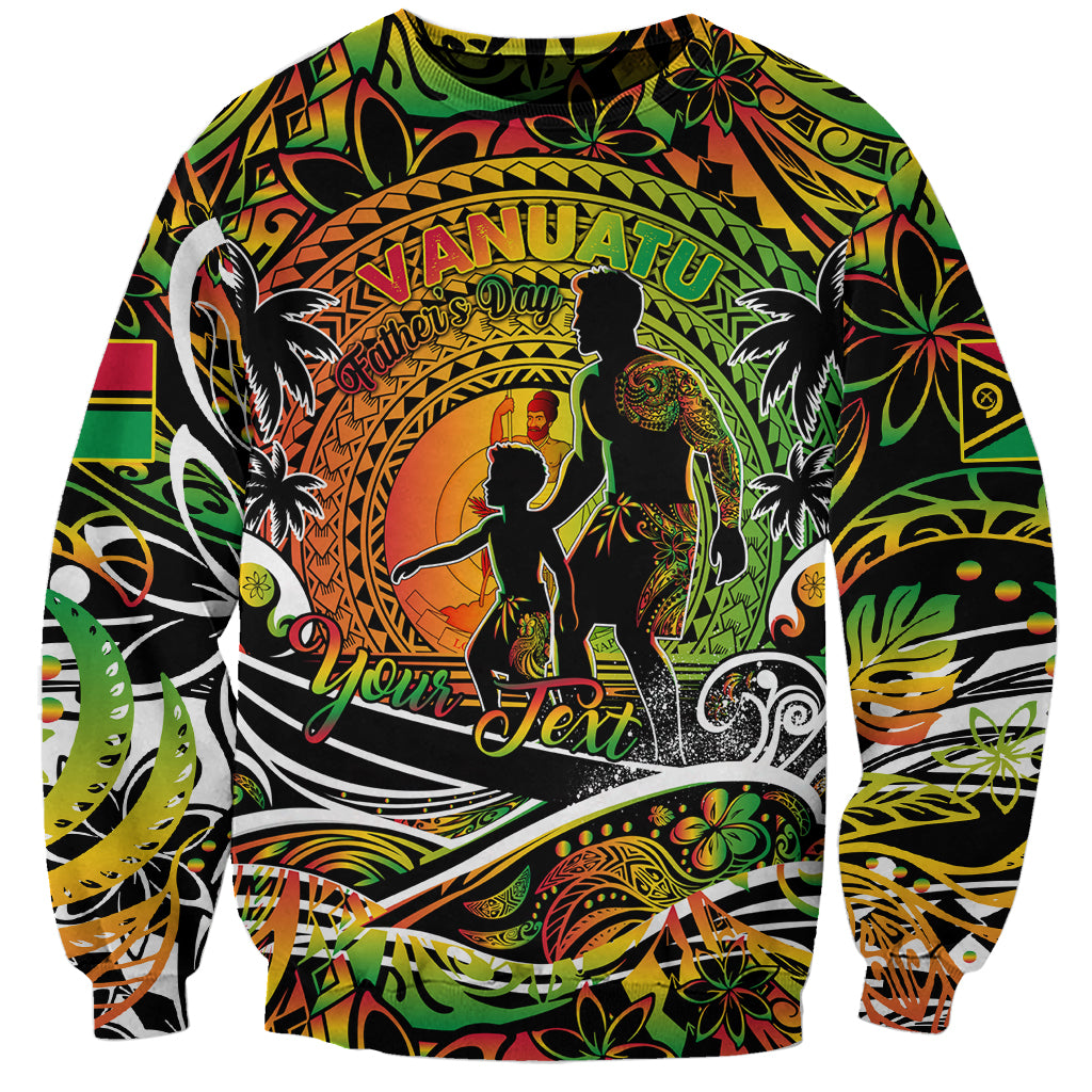 Father's Day Vanuatu Sweatshirt Special Dad Polynesia Paradise