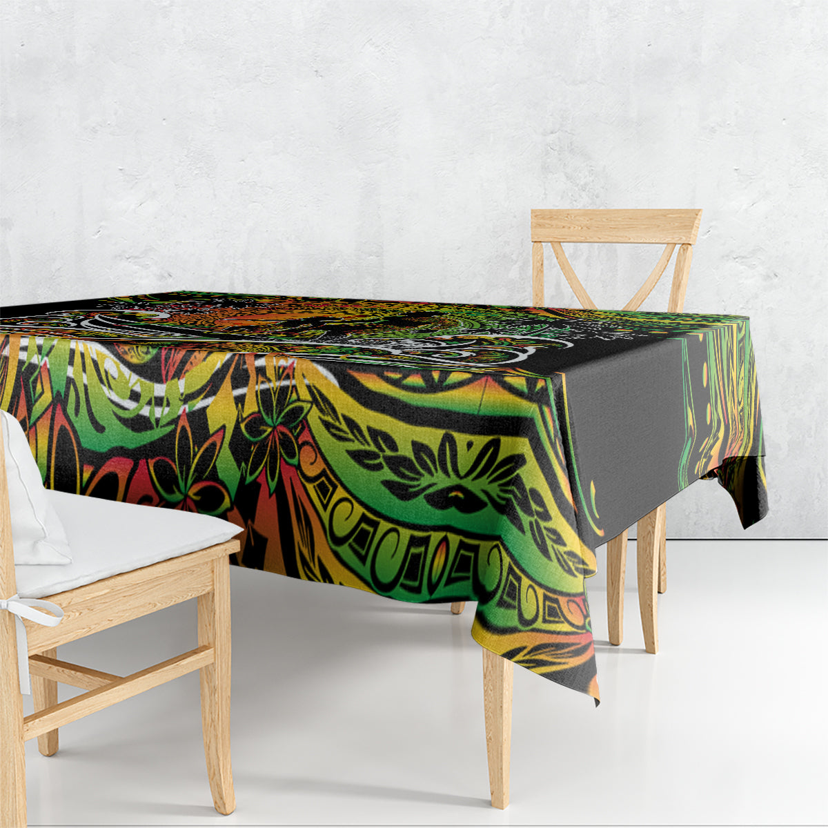 Father's Day Vanuatu Tablecloth Special Dad Polynesia Paradise DT02 - Polynesian Pride