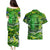 Father's Day Cook Islands Couples Matching Puletasi and Hawaiian Shirt Special Dad Polynesia Paradise