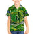 Father's Day Cook Islands Family Matching Off Shoulder Short Dress and Hawaiian Shirt Special Dad Polynesia Paradise