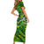 Father's Day Cook Islands Family Matching Short Sleeve Bodycon Dress and Hawaiian Shirt Special Dad Polynesia Paradise