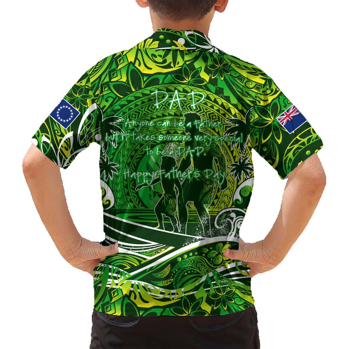 Father's Day Cook Islands Hawaiian Shirt Special Dad Polynesia Paradise DT02 - Polynesian Pride