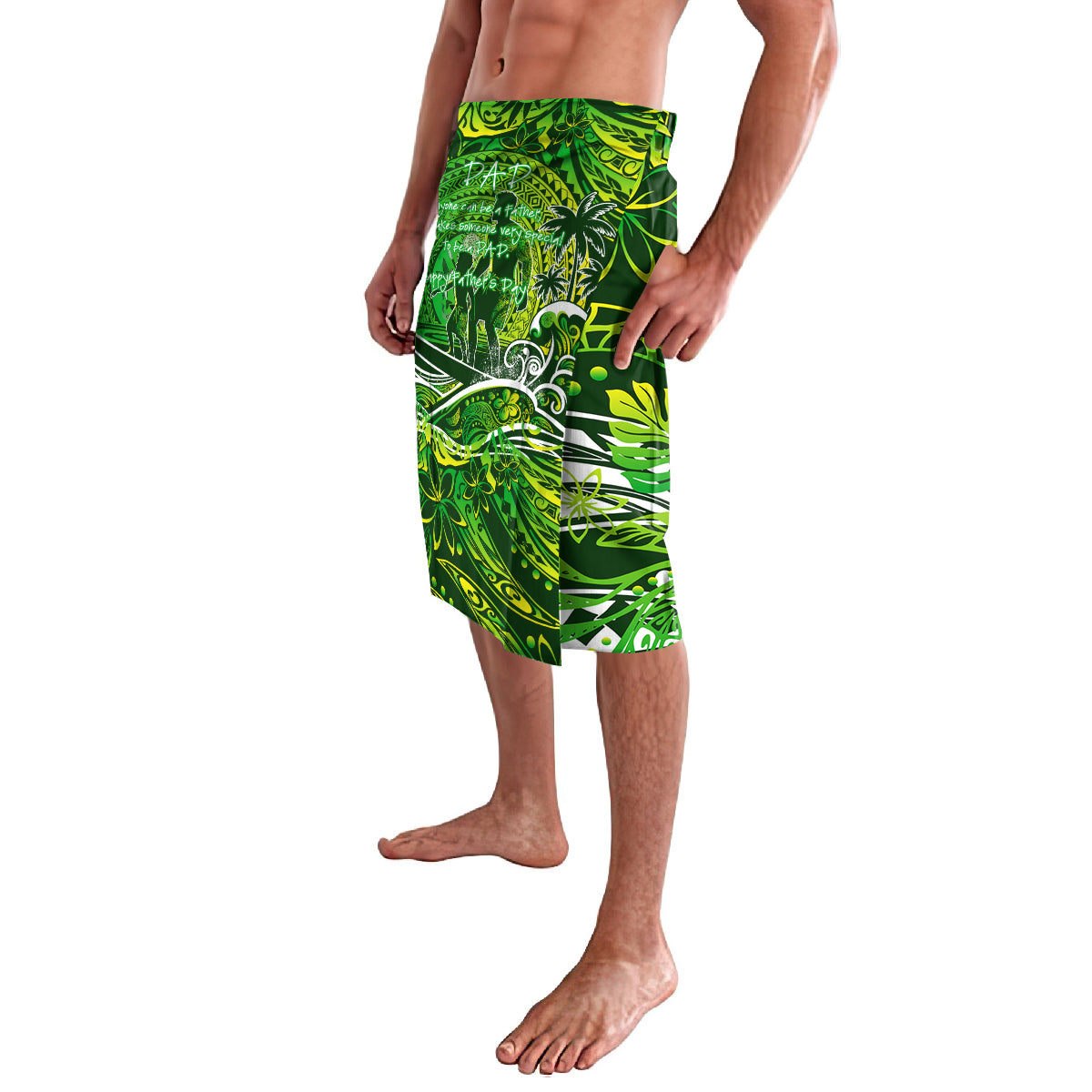 Father's Day Cook Islands Lavalava Special Dad Polynesia Paradise DT02 - Polynesian Pride