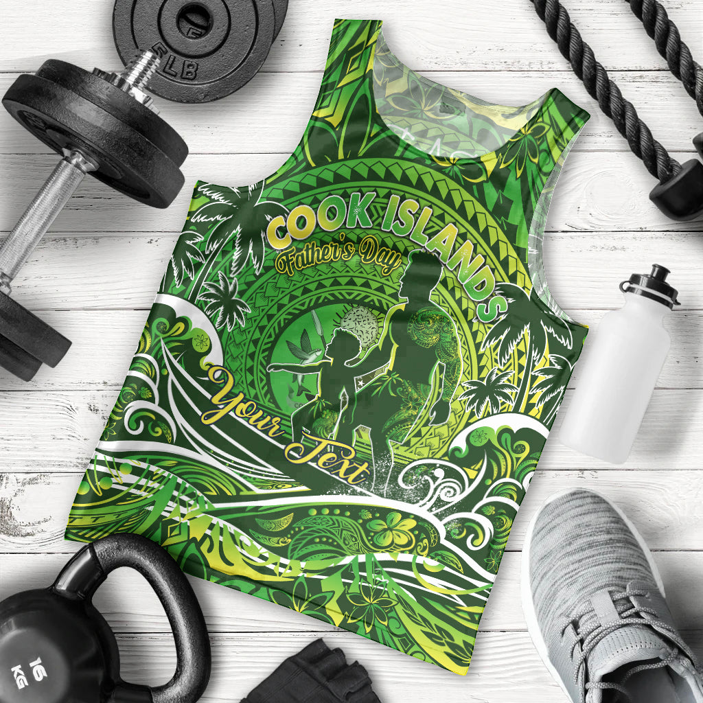 Father's Day Cook Islands Men Tank Top Special Dad Polynesia Paradise DT02 - Polynesian Pride