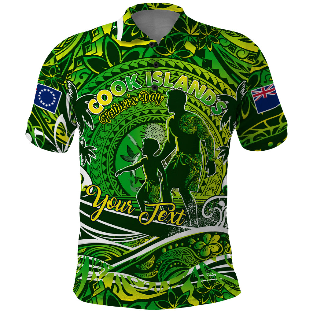 Father's Day Cook Islands Polo Shirt Special Dad Polynesia Paradise