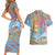 Father's Day Fiji Couples Matching Short Sleeve Bodycon Dress and Hawaiian Shirt Special Dad Polynesia Paradise