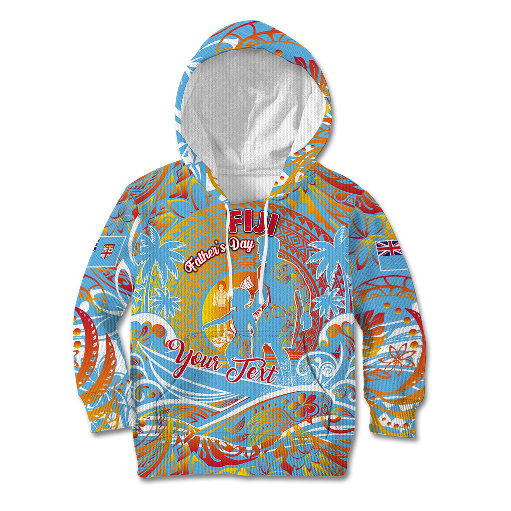 Father's Day Fiji Kid Hoodie Special Dad Polynesia Paradise