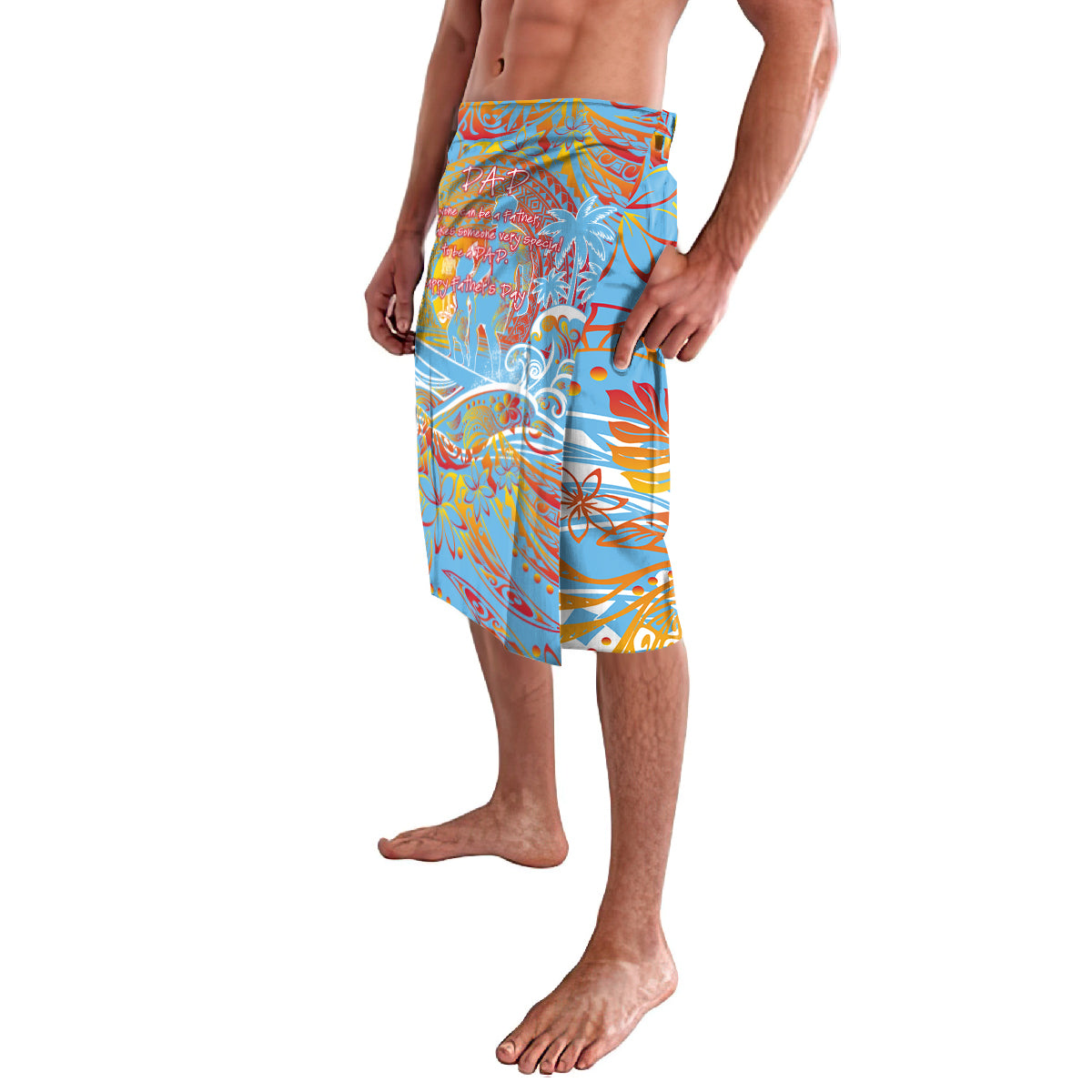 Father's Day Fiji Lavalava Special Dad Polynesia Paradise