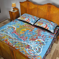 Father's Day Fiji Quilt Bed Set Special Dad Polynesia Paradise