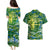 Father's Day Solomon Islands Couples Matching Puletasi and Hawaiian Shirt Special Dad Polynesia Paradise