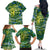 Father's Day Solomon Islands Family Matching Off The Shoulder Long Sleeve Dress and Hawaiian Shirt Special Dad Polynesia Paradise