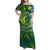 Father's Day Solomon Islands Family Matching Off Shoulder Maxi Dress and Hawaiian Shirt Special Dad Polynesia Paradise