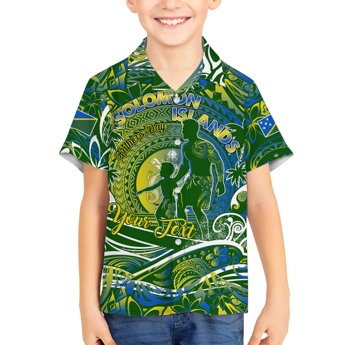 Father's Day Solomon Islands Family Matching Puletasi and Hawaiian Shirt Special Dad Polynesia Paradise