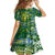 Father's Day Solomon Islands Family Matching Short Sleeve Bodycon Dress and Hawaiian Shirt Special Dad Polynesia Paradise