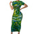 Father's Day Solomon Islands Family Matching Short Sleeve Bodycon Dress and Hawaiian Shirt Special Dad Polynesia Paradise