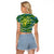 Father's Day Solomon Islands Raglan Cropped T Shirt Special Dad Polynesia Paradise