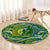 Father's Day Solomon Islands Round Carpet Special Dad Polynesia Paradise